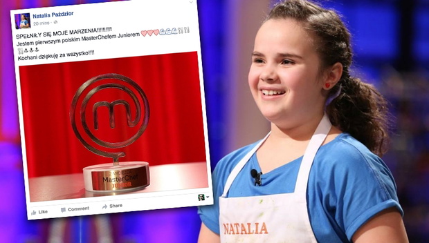 Natalia Paździor wygrała MasterChef Junior