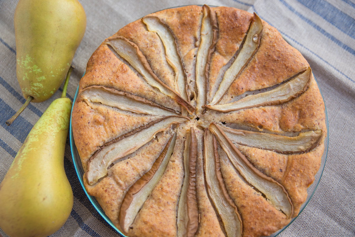 Tarta z gruszkami