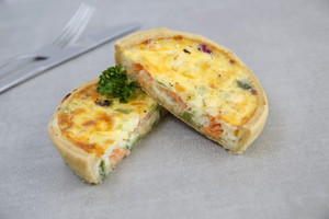 Tarta z łososiem