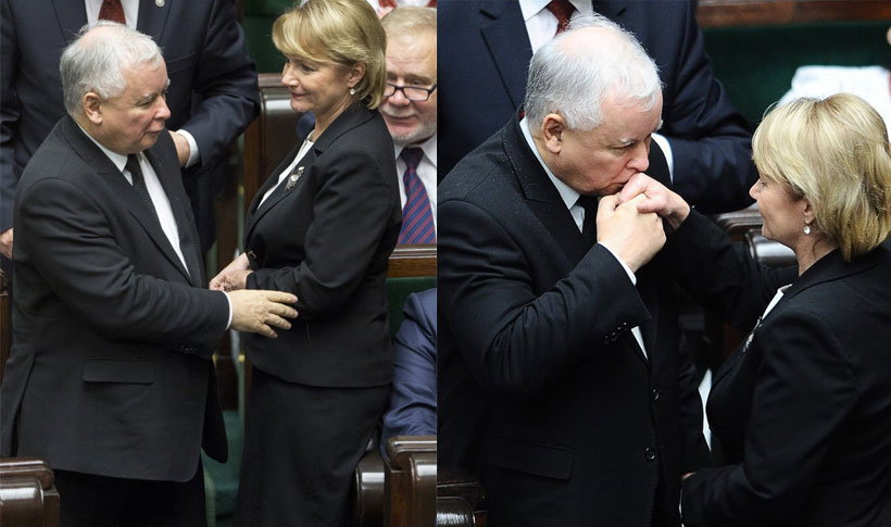 Jolanta Szczypińska, Jarosław Kaczyński
