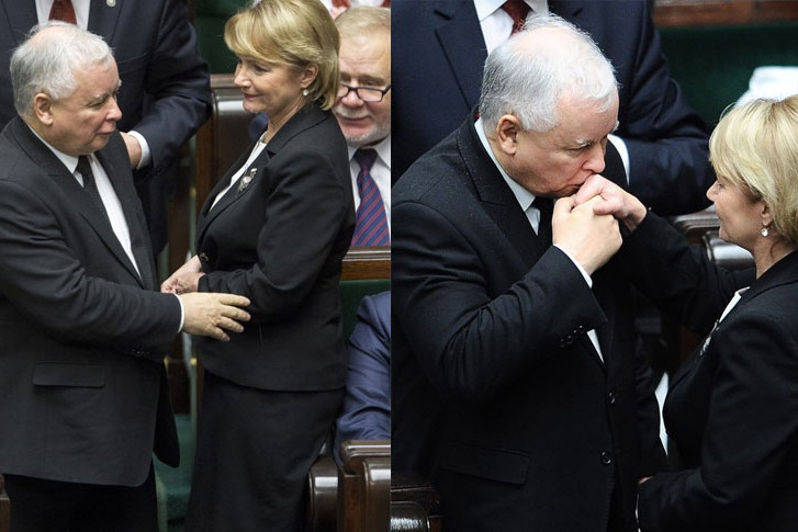 Jolanta Szczypińska, Jarosław Kaczyński