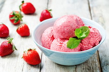 Lody truskawkowe