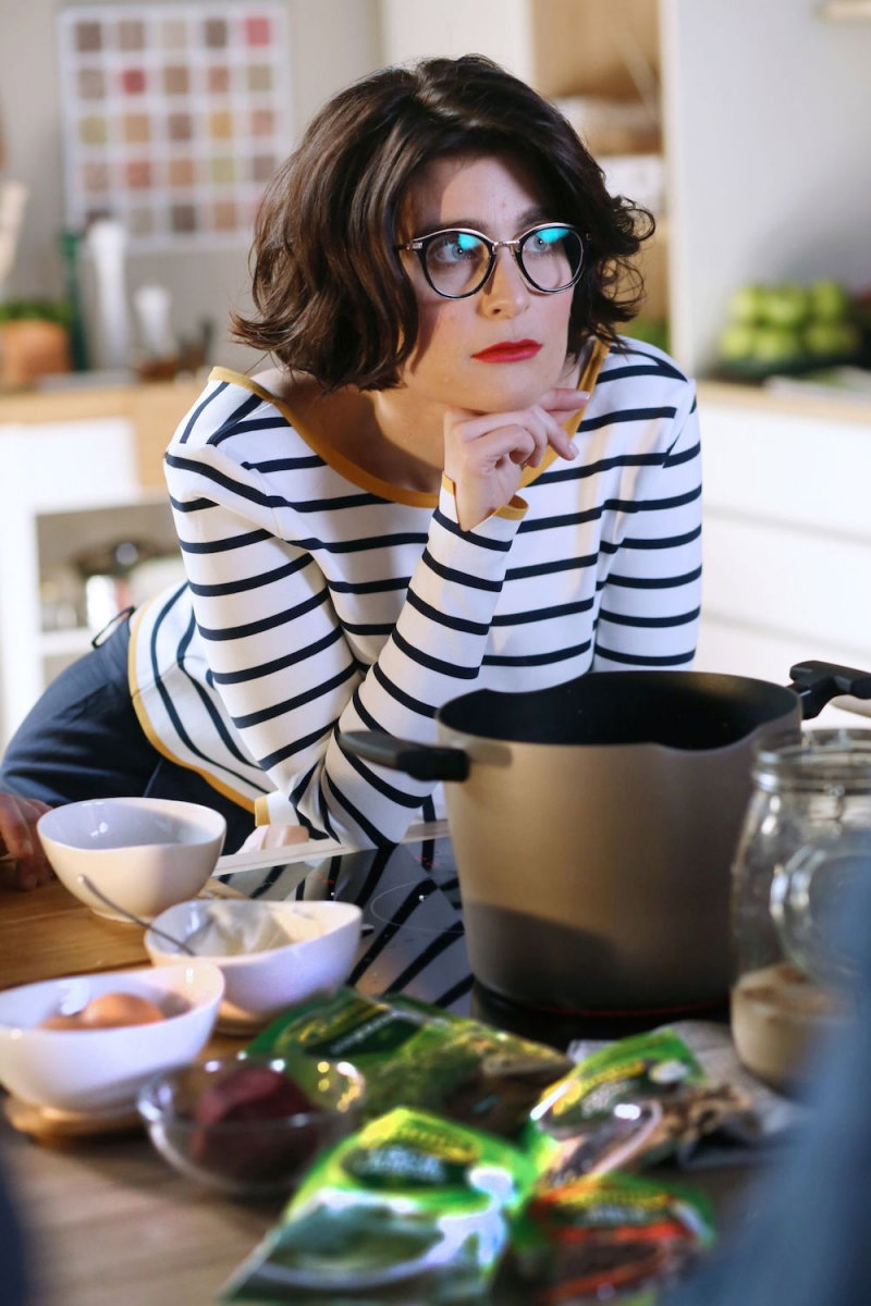 Olga Kwiecińska na planie nowego programu