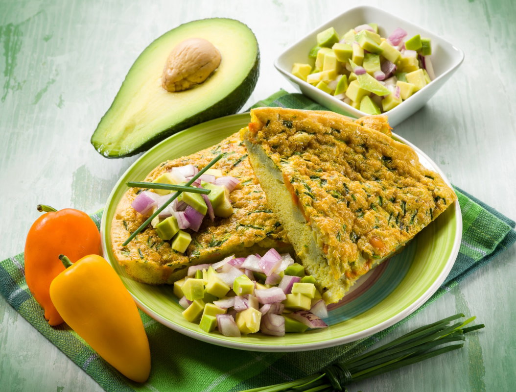 omlet z awokado