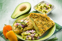 omlet z awokado