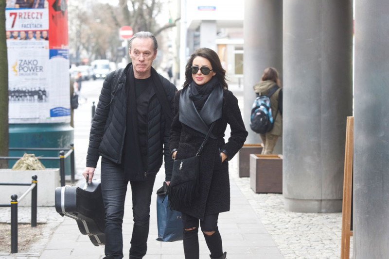 John Porter i Alicja Domańska przed studiem DDTVN