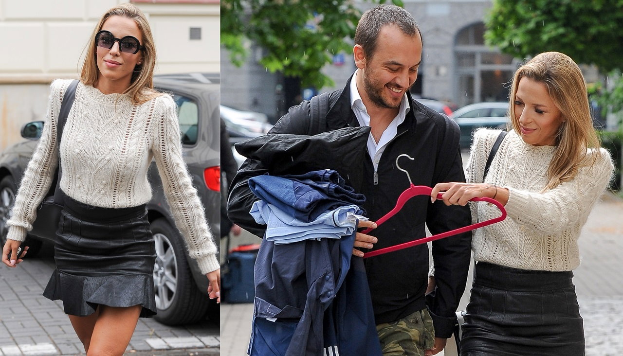 Ewa Chodakowska z mężem przyłapana przez paparazzi