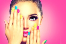 Kolorowy make-up