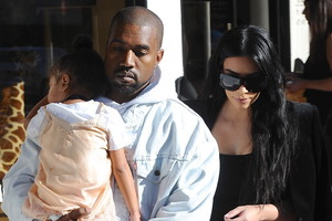 North West, Kanye West, Kim Kardashian