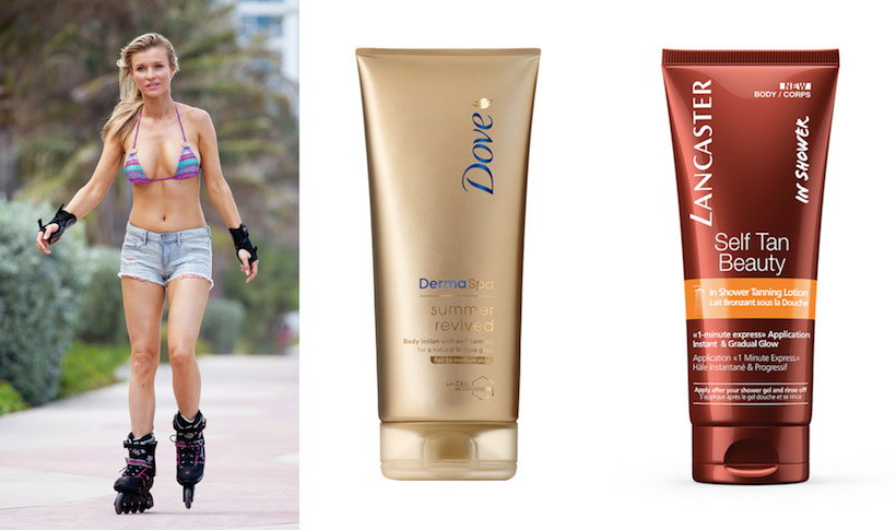 Joanna Krupa i produkty brązujące