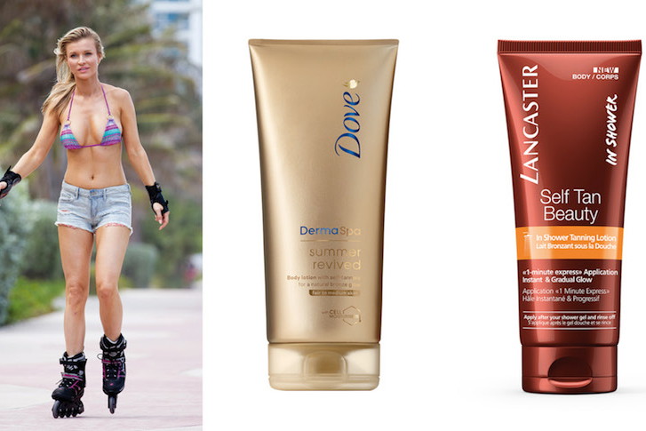 Joanna Krupa i produkty brązujące