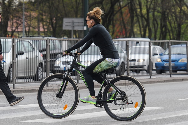 2016.04.03 Warszawa
Malgorzata Rozenek na rowerze
FOT SAN/AF EOS