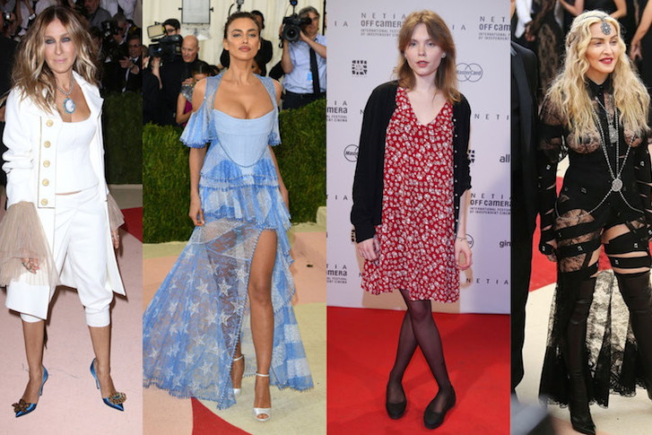 Sarah Jessica Parker, Irina Shayk, Agata Trzebuchowska, Madonna