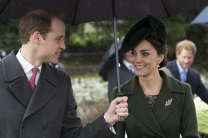 Księżna Kate w drodze do Kościoła