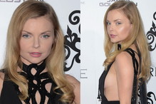 Izabella Miko na otwarciu galerii w Los Angeles