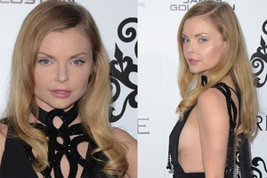 Izabella Miko na otwarciu galerii w Los Angeles