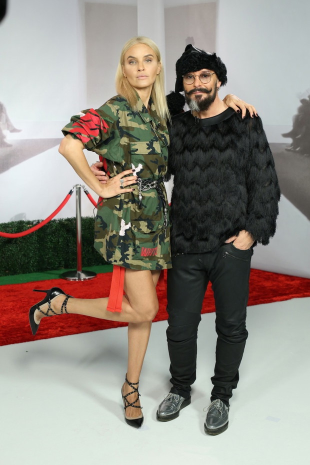 Joanna Horodyńska i Tomasz Jacyków na planie programu Gwiazdy na dywaniku