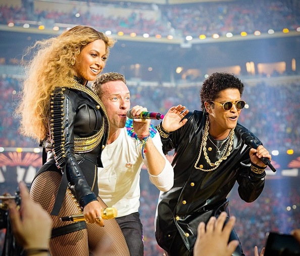 Beyonce, Bruno Mars, Coldplay na Super Bowl