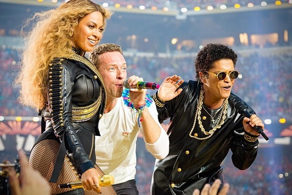 Beyonce, Bruno Mars, Coldplay na Super Bowl