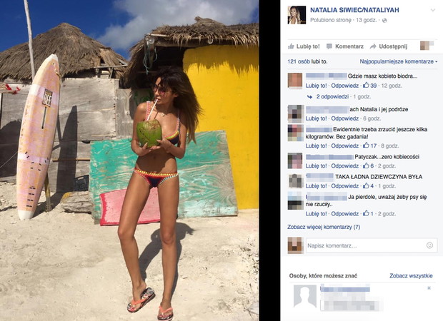 Natalia Siwiec na wakacjach