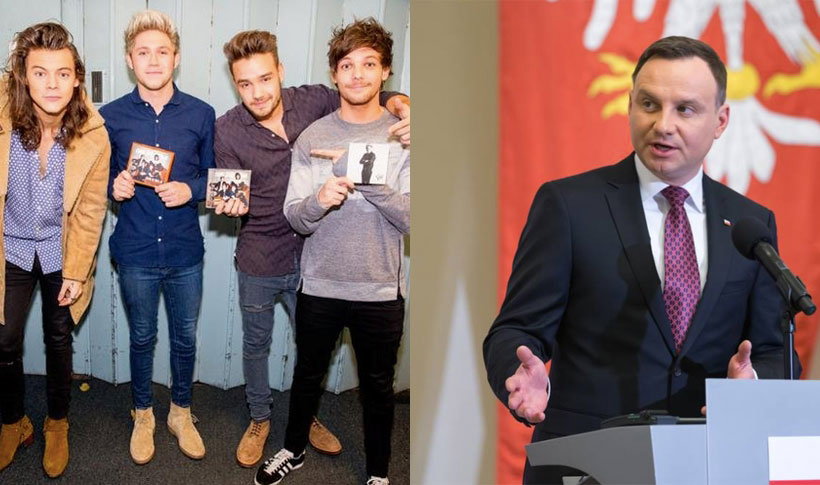 Andrzej Duda o one direction
