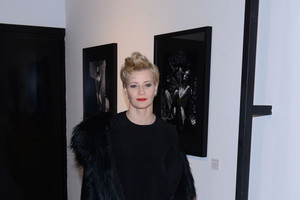 Małgorzata Kożuchowska na wernisażu Marleny Bielińskiej