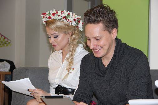 Ola Ciupa, Antek Smykiewicz i Ewa Lubert w Fundacji Spełnionych Marzeń