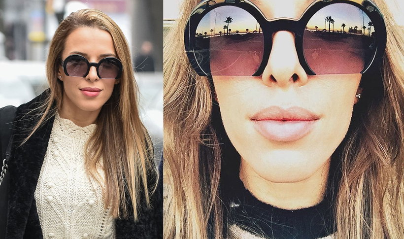 Ewa Chodakowska w okularach Miu Miu