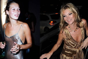 Kate Moss 1993 i 2013
