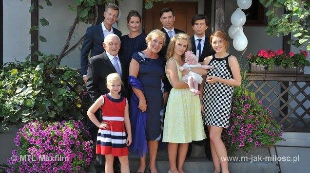 Chrzest Hani Mostowiak w M jak miłość