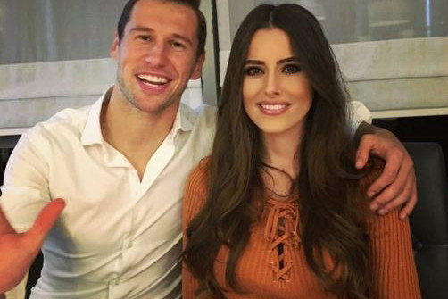 Grzegorz Krychowiak z dziewczyną