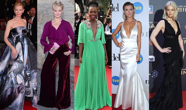 Cate Blanchett , Małgorzata Kożuchowska, Joanna Krupa, Jennifer Lawrence, Lupita Nyong'o