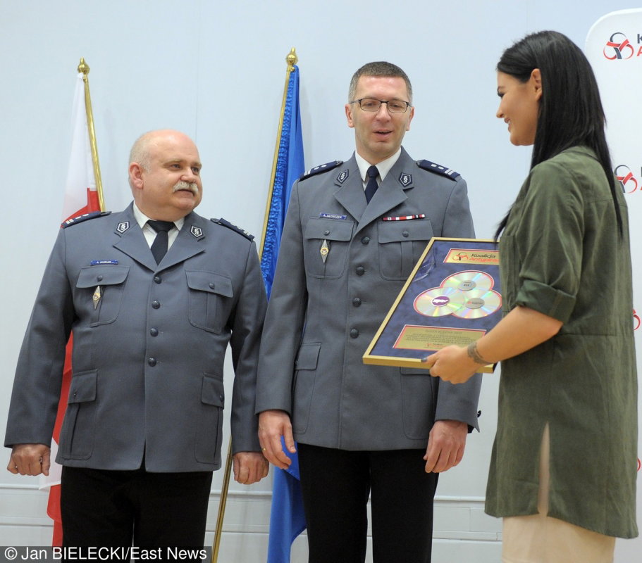 Honorata Skarbek wręcza Złotą Blachę