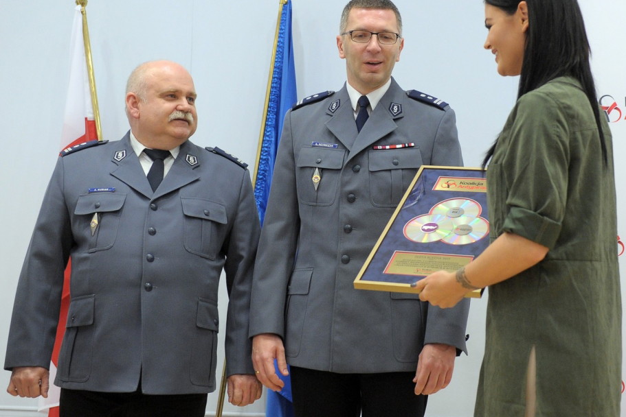 Honorata Skarbek wręcza Złotą Blachę