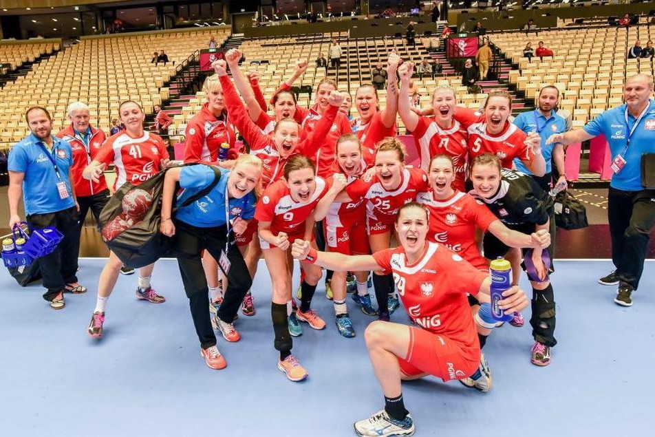 Drużyna polskich piłkarek ręcznych