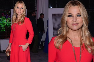 Katarzyna Bujakiewicz na premierze kalendarza „I… taki świat jest piękny”