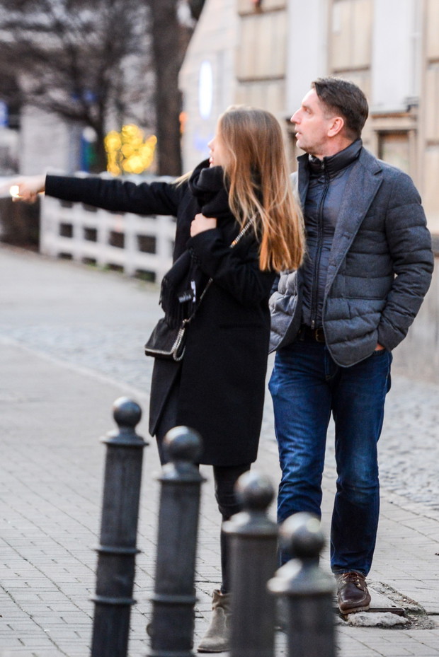 Tomasz Lis z córką, Igą Lis