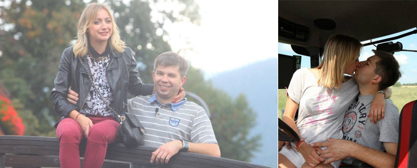 Paweł Szakiewicz i Natalia w Rolnik szuka żony