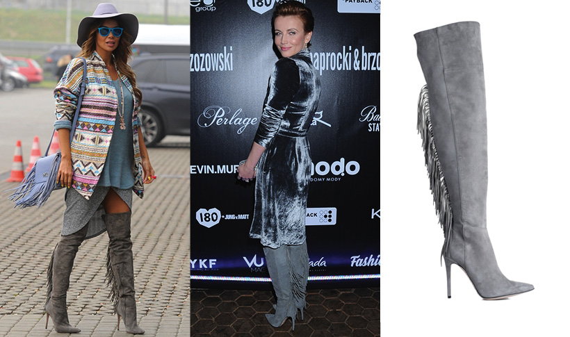 Edyta Górniak, Katarzyna Zielińska w kozakach marki Celebrity