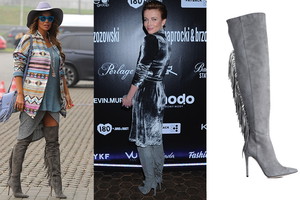 Edyta Górniak, Katarzyna Zielińska w kozakach marki Celebrity