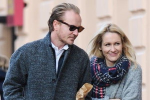 Jacek Borcuch i Małgorzata Ohme na spacerze