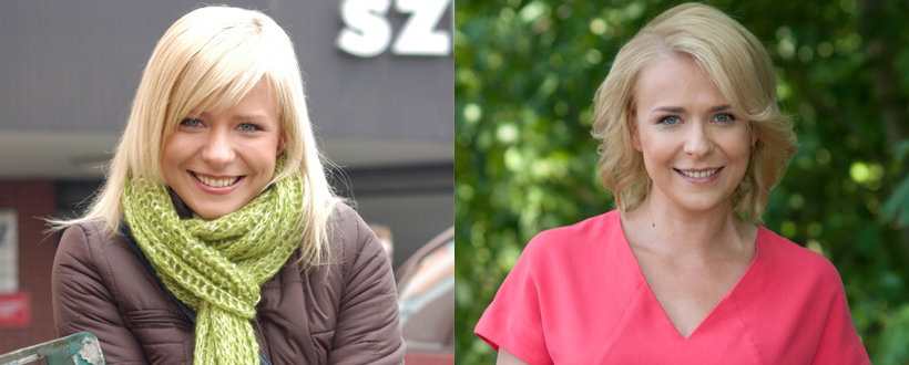 Aneta Zając w Pierwszej Miłości z 2005 roku i 2015