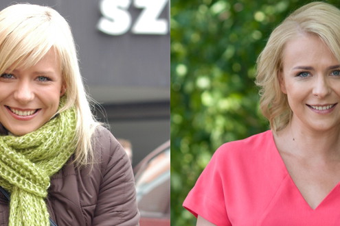 Aneta Zając w Pierwszej Miłości z 2005 roku i 2015