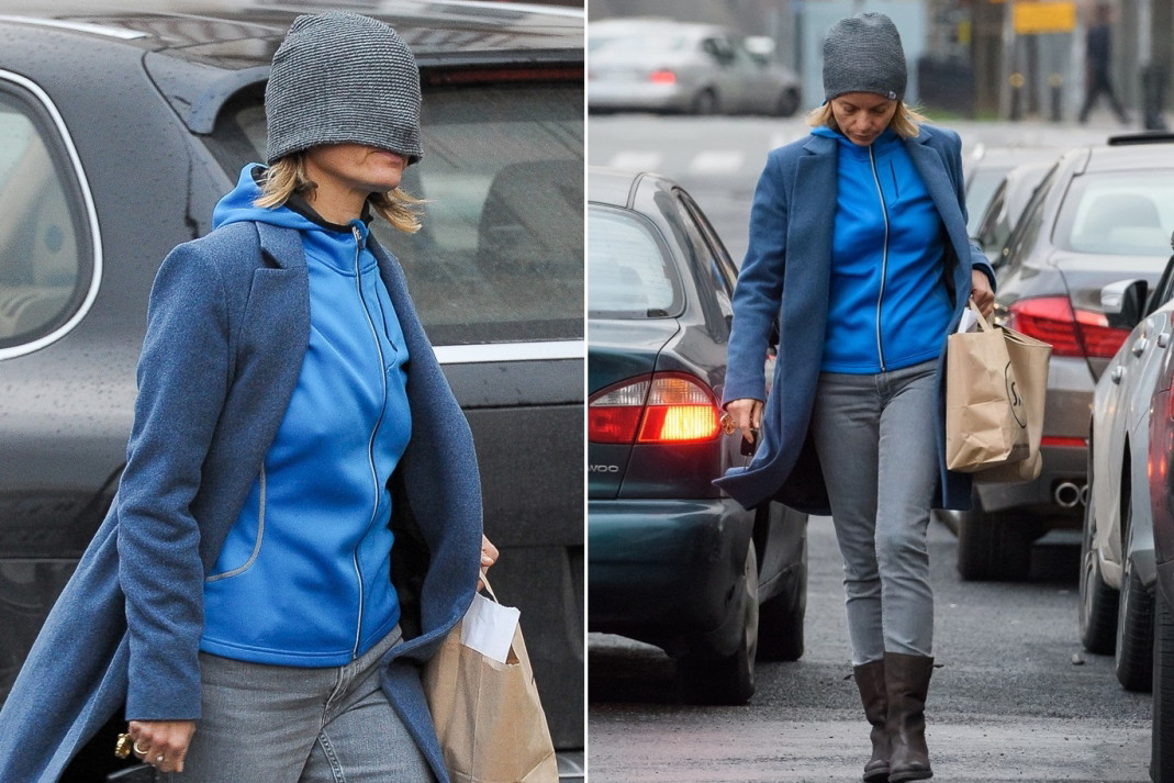 Małgorzata Foremniak przyłapana przez paparazzi
