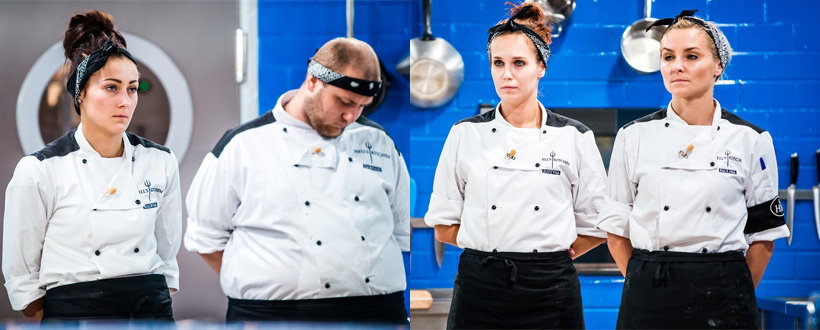 Justyna Kołcon, Damian Marchlewicz, Malwina Kurlenda i Paulina Makarska - finaliści 4.edycji Hell's Kitchen
