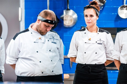 Justyna Kołcon, Damian Marchlewicz, Malwina Kurlenda i Paulina Makarska - finaliści 4.edycji Hell's Kitchen