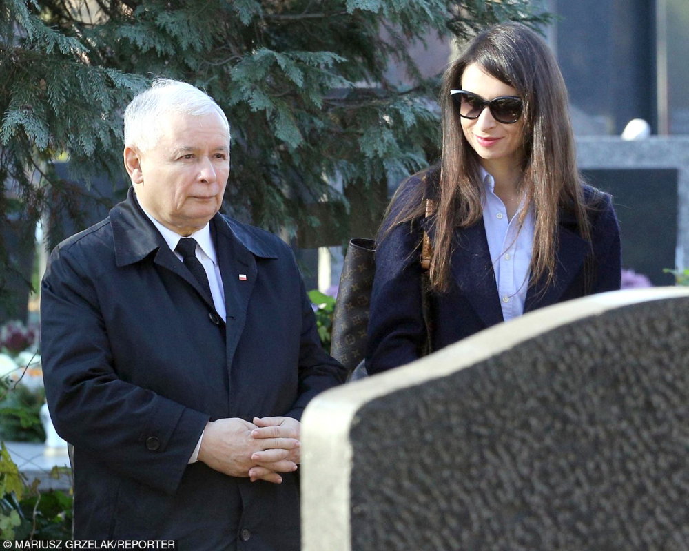 Marta i Jarosław Kaczyńscy