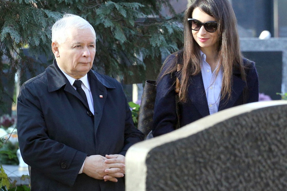 Marta i Jarosław Kaczyńscy