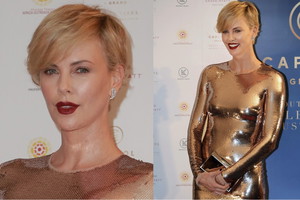 Charlize Theron na imprezie w Hong Kongu