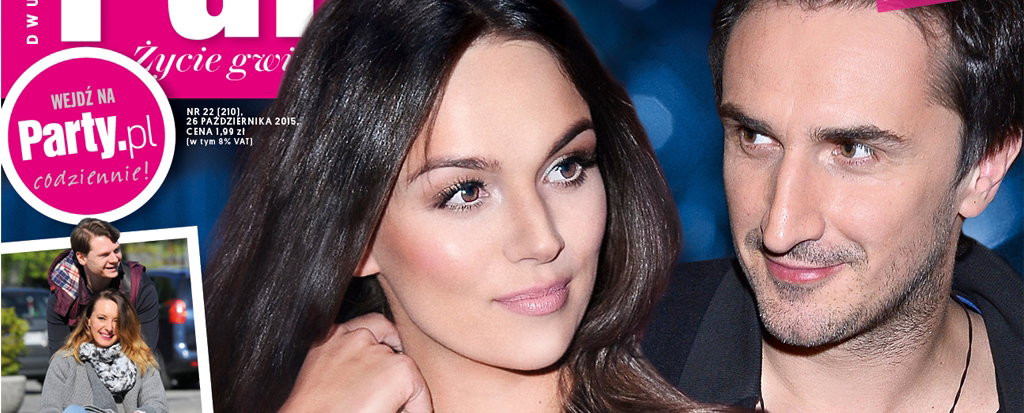 Paulina Krupińska i Sebastian Karpiel-Bułecka na okladce Party
